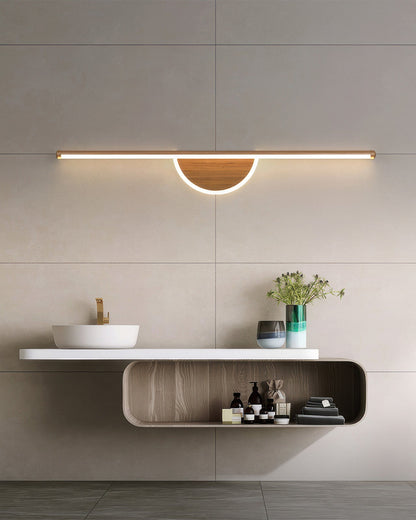 Skanto | Modern Wooden Arc Wall Lamp
