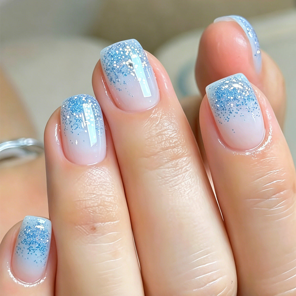 Glitter Ombre Nail Art Acalora