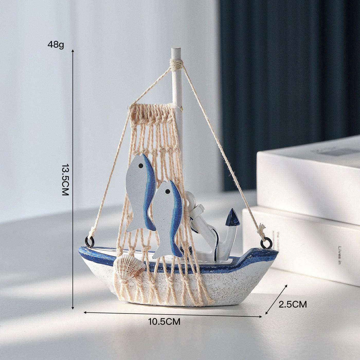 Nautical Duck Figurine