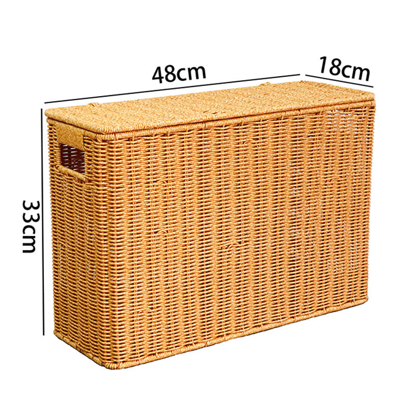 Ladies Elegant Laundry Basket made of Woven Material Bowlift