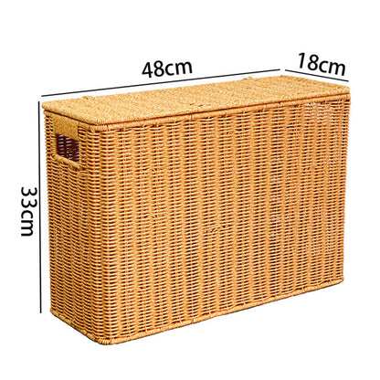 Ladies Elegant Laundry Basket made of Woven Material Bowlift