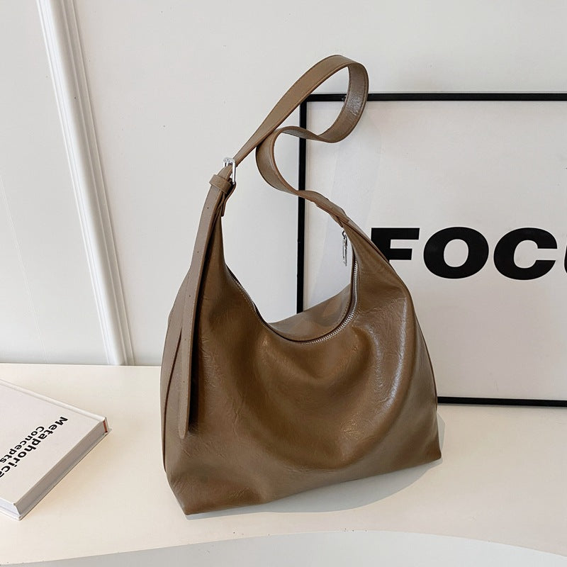 Soft Leather Hobo Handbag Acalora
