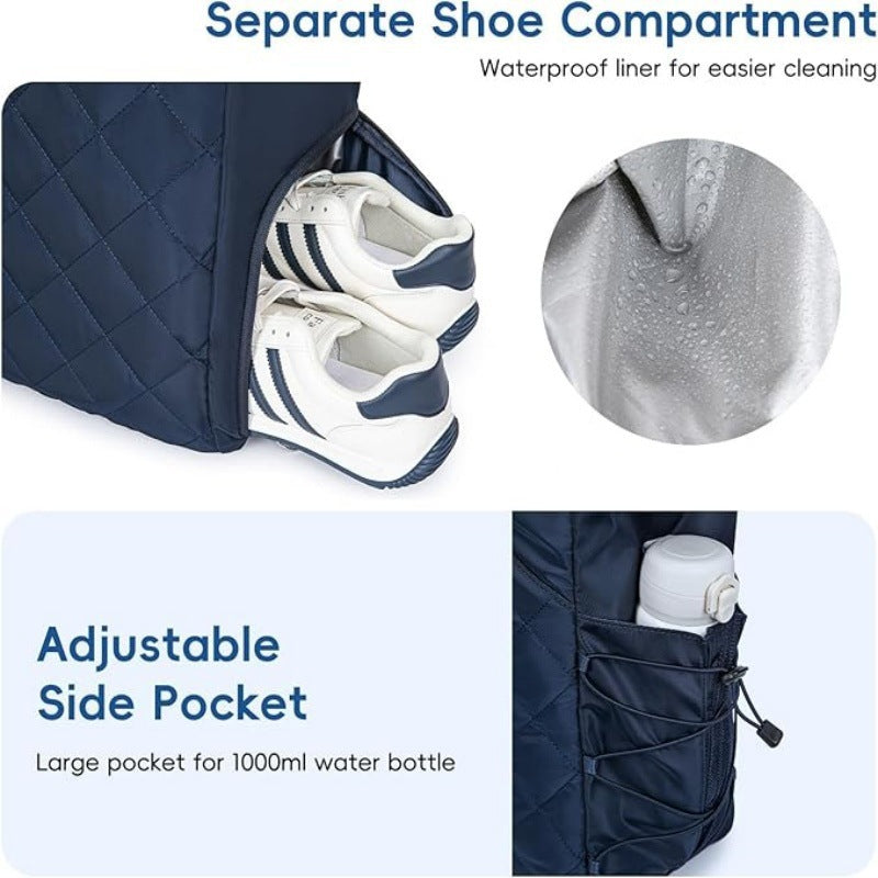 Stylish Quilted Sports Tote Acalora