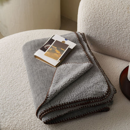 Unisex Cozy Sherpa Blanket