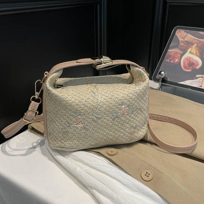 Embroidered Floral Mini Handbag Acalora