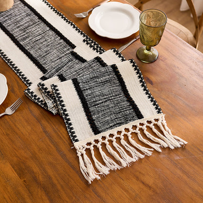 Elegant Knitted Table Runner