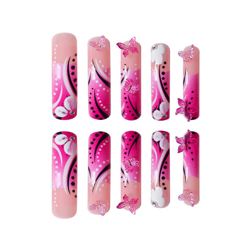 Artistic Butterfly Nail Art Acalora