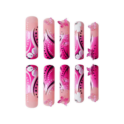 Artistic Butterfly Nail Art Acalora