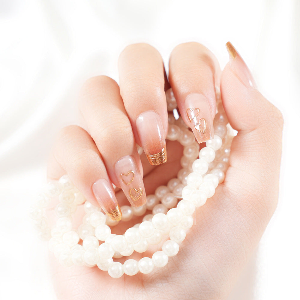 Intricate Nail Art Press-On Tips Acalora