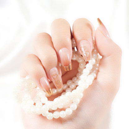Intricate Nail Art Press-On Tips Acalora