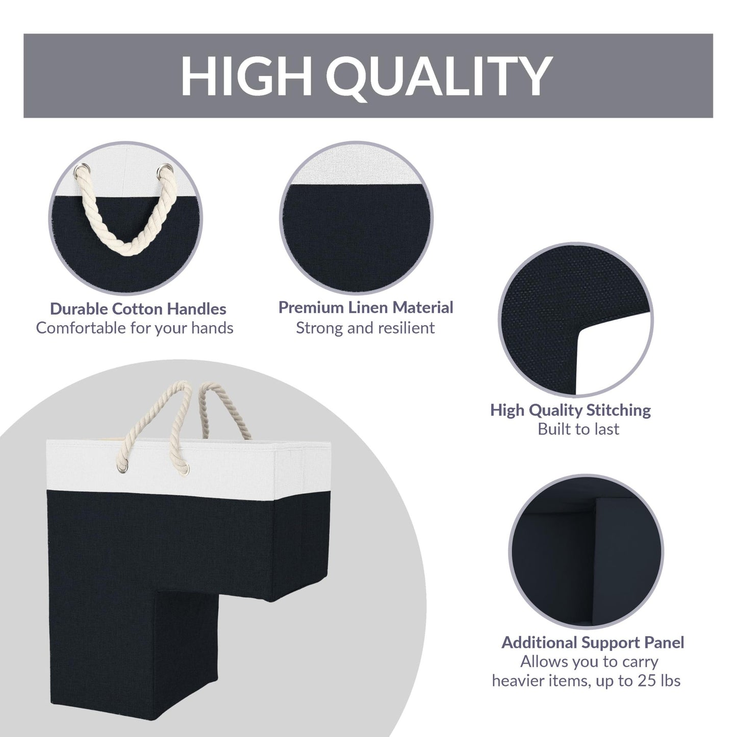 Practical storage bag with rope handles Acalora