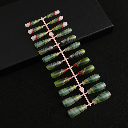 Creative botanical style art nails Acalora