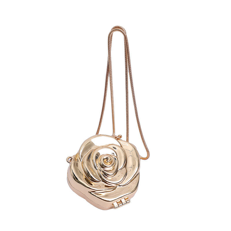 Elegantly Crafted Rose-Shaped Crossbody Bag Acalora