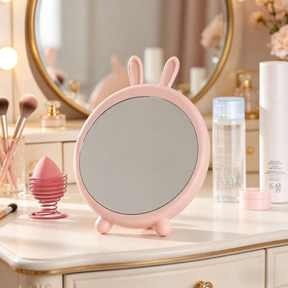 Cute Panda-Themed Handheld Makeup Mirror