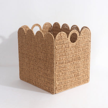 Woven Seagrass Toy Storage Container Acalora