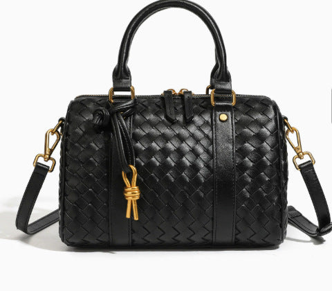 Woven Leather Handbag Acalora