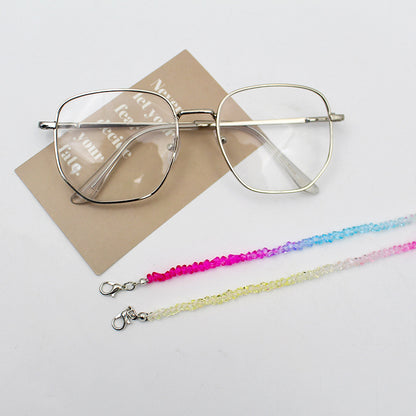 Elegant Crystal Beaded Eyewear Chain Acalora