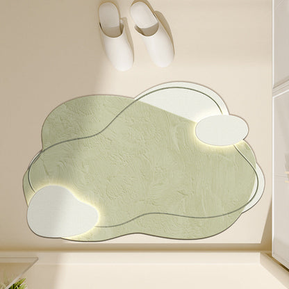 Floral-Inspired Decorative Bath Mat