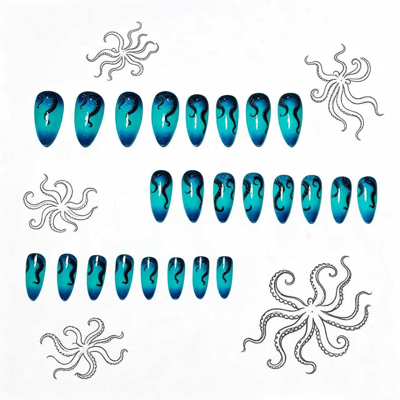 Artistic Gel Nail Art Design Acalora