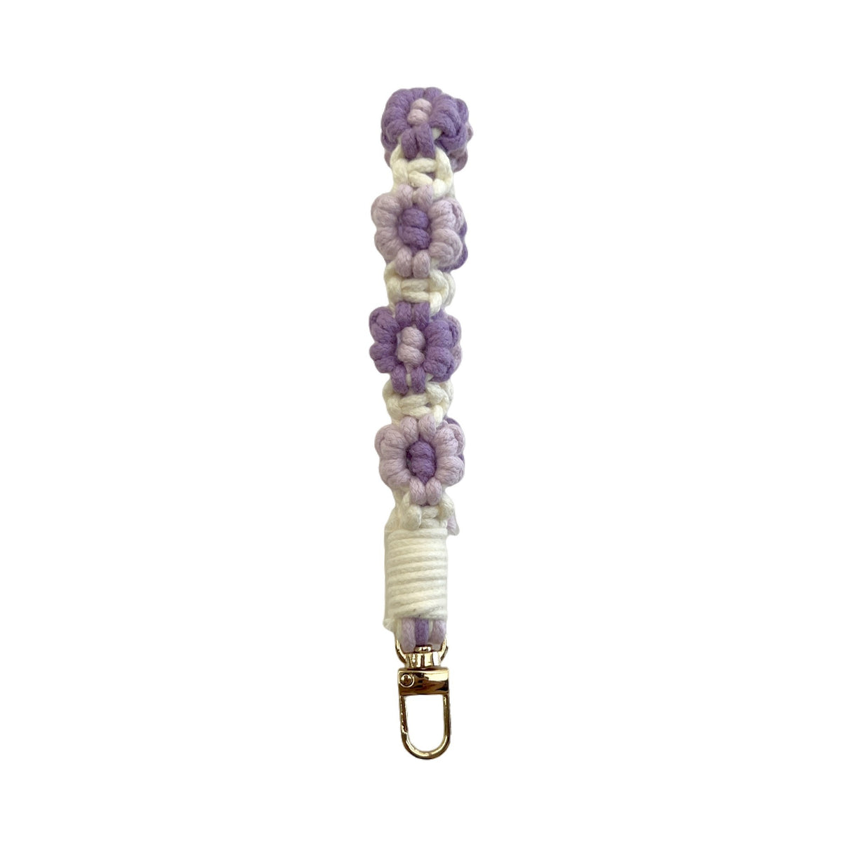 Floral Macrame Keychain Holder Acalora 1788942629