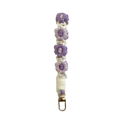 Floral Macrame Keychain Holder Acalora 1788942629