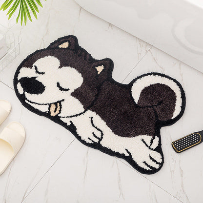 Cartoon Cat-Shaped Bath Mat
