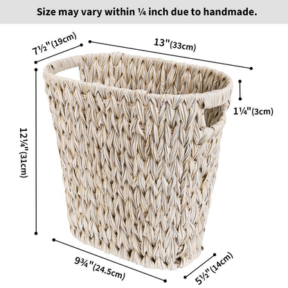 Woven Storage Basket with Handles Acalora
