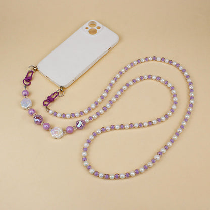 Elegant Pearl and Chain Necklace Acalora