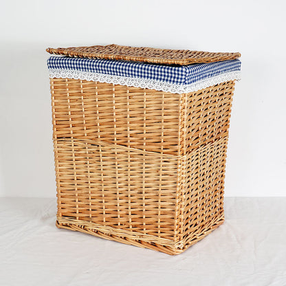 Women's laundry basket with elegant fabric cover and unique design Bowlift