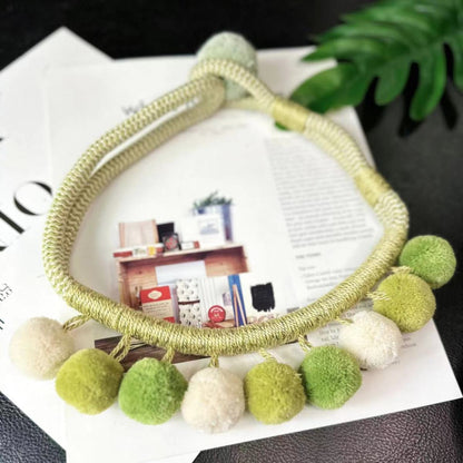 Trendy Knit Necklace Acalora