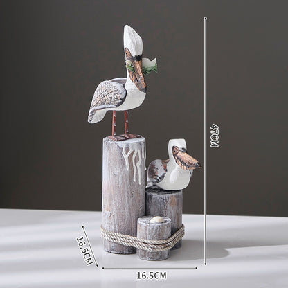 Handmade Seagull Figurine