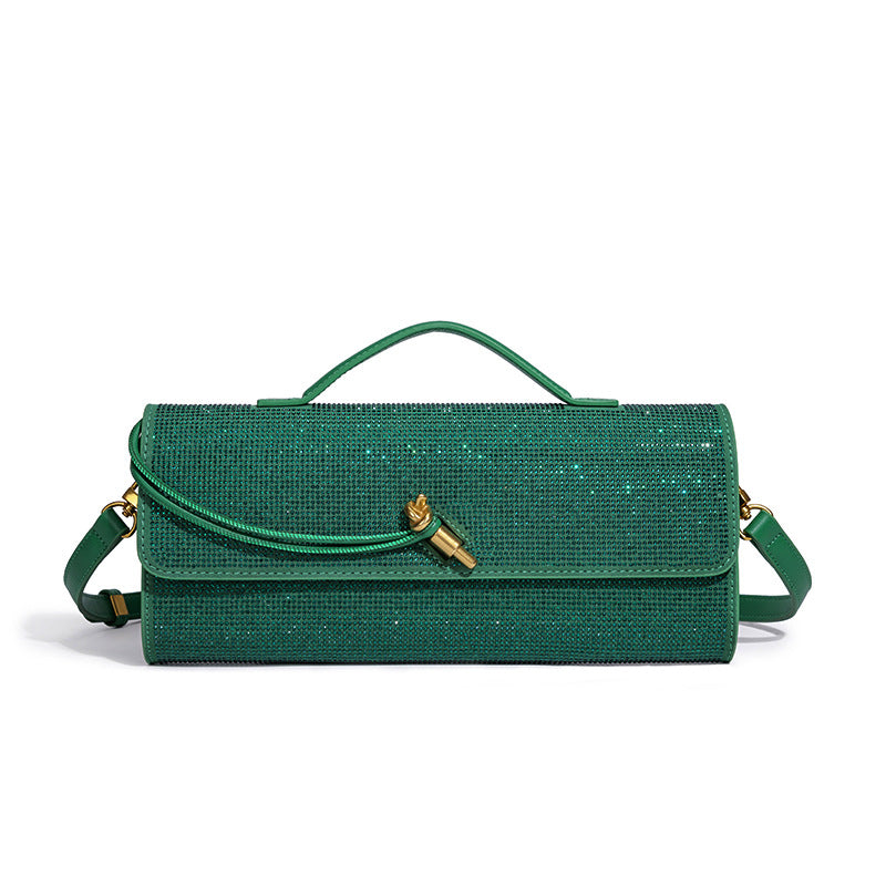 Elegant Rhinestone-Embellished Evening Clutch Acalora