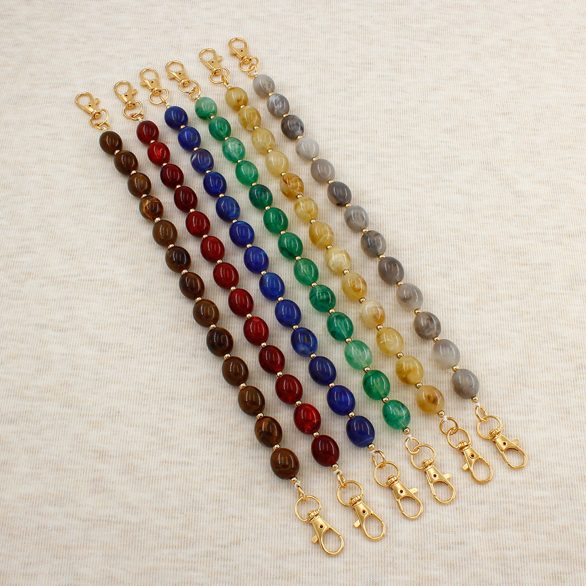 Elegant Beaded Eyewear Chain Acalora