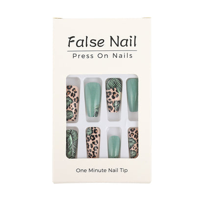 Creative artificial nails with tropical and animal design Acalora