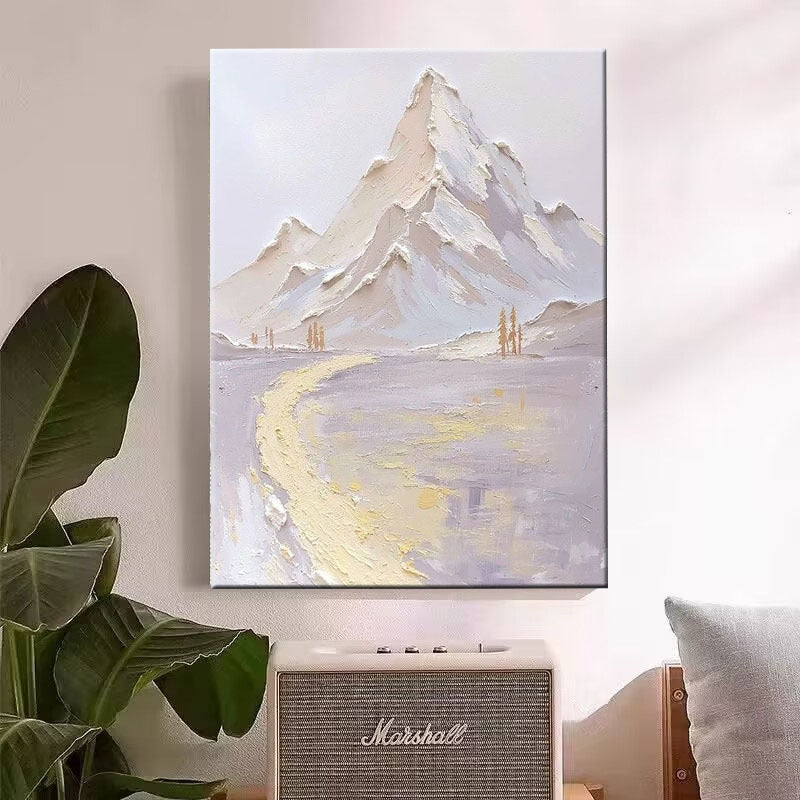 Abstract Mountain Landscape Canvas Artwork
