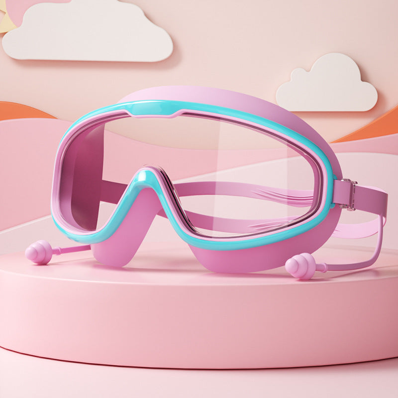 Skanto | Kid-Friendly Swim Goggles with Large Frames and Anti-Fog System