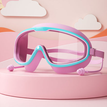 Skanto | Kid-Friendly Swim Goggles with Large Frames and Anti-Fog System