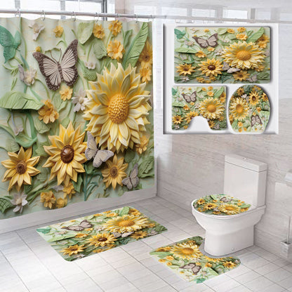 Floral Bathroom Set