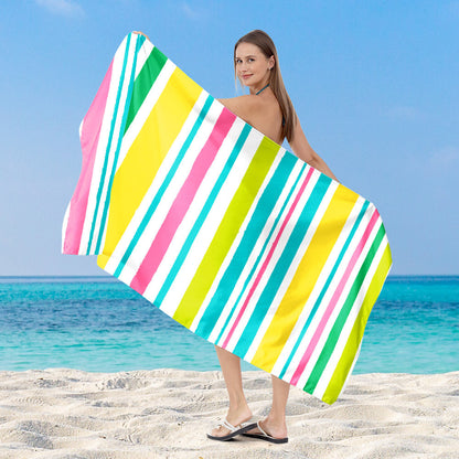 Beach towel with modern, wide stripe pattern Kalsten