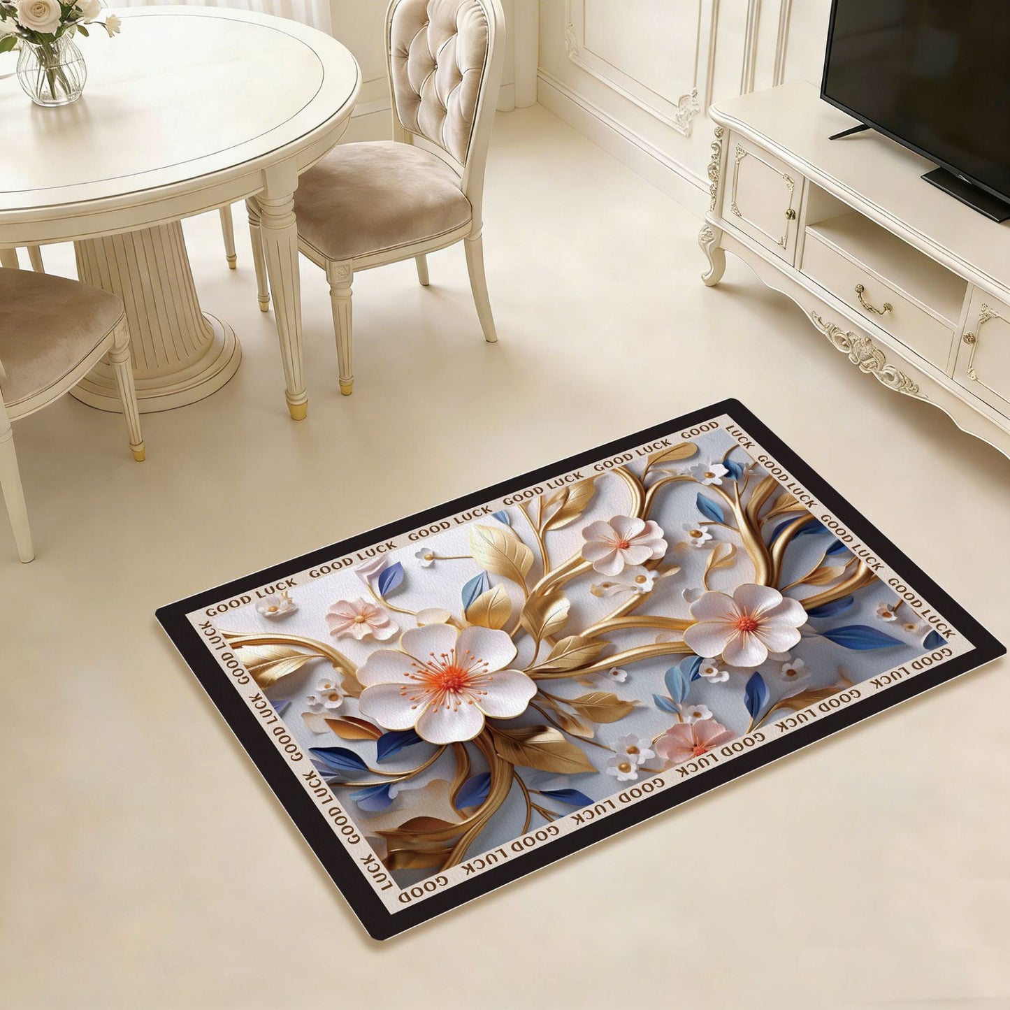 Playful Citrus-Themed Bathroom Mat Acalora