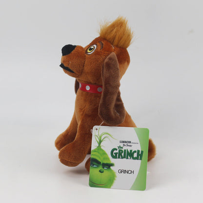 Green Plush Grinch Christmas Doll