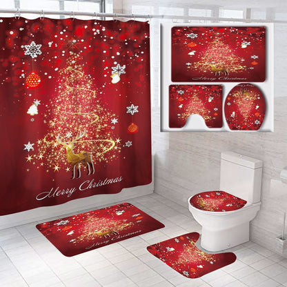 Christmas Themed Bathroom Set
