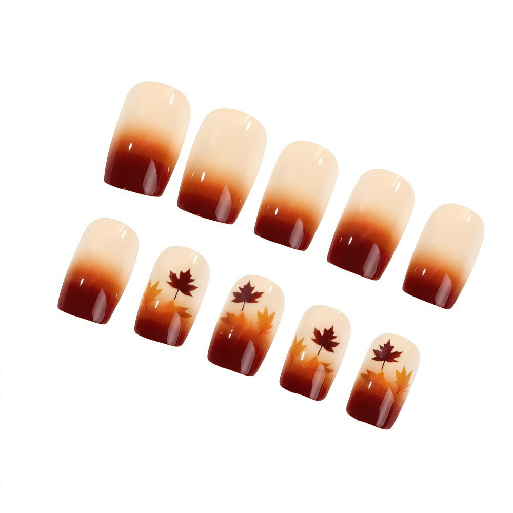 Artificial nails with autumn design Acalora