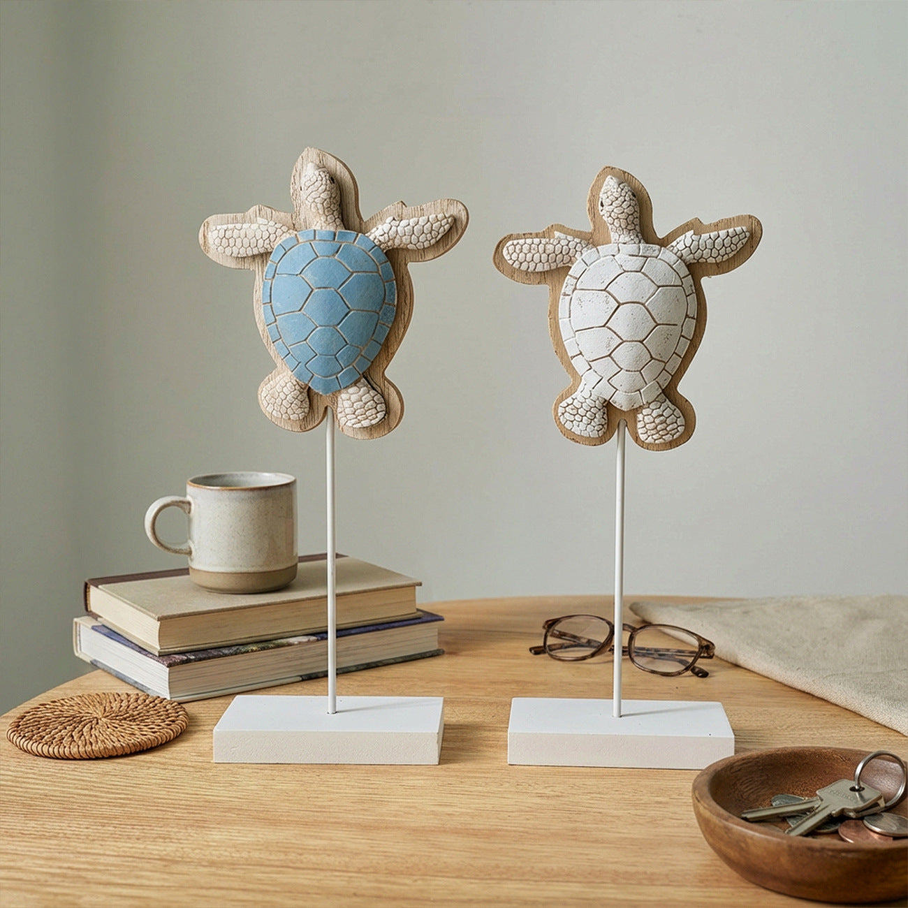 Decorative Turtle Statue Accent