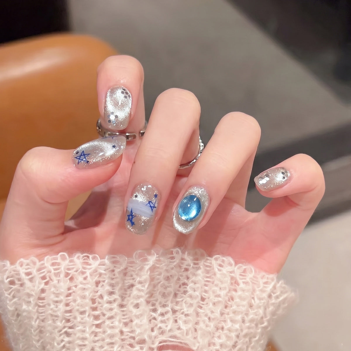 Celestial-Inspired Press-On Nail Set Acalora