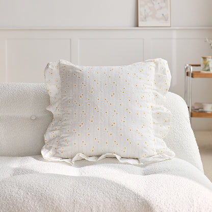 Decorative Ruffled Throw Pillow