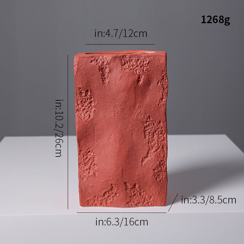 Decorative Textured Ceramic Vase