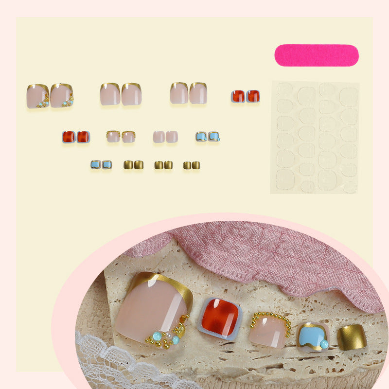 Elegant Decorative Press-On Nails Acalora