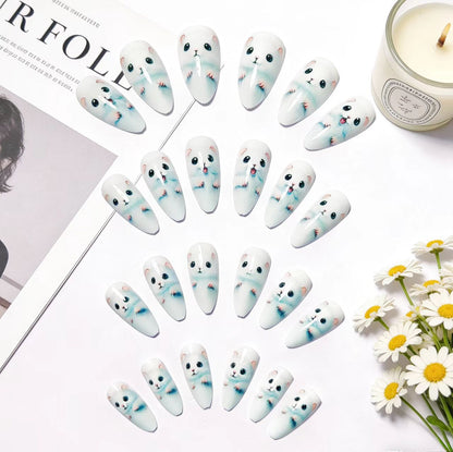 Cute Animal-Themed Nail Art Acalora