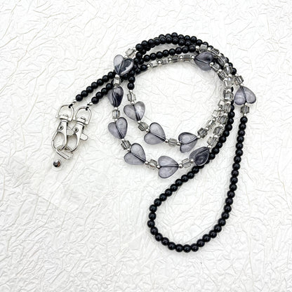 Beaded Eyewear Chain with Stylish Checker Design Acalora
